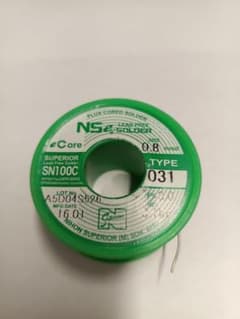 汎用鉛フリーはんだ 100g 直径0.8mm『SN100C_031』のサムネイル