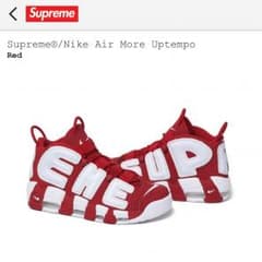 Supreme/Nike Air More Uptempo  redのサムネイル