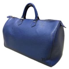 ルイヴィトン スピーディ 40 エピ ボストンバッグ ブルー - メルカリ