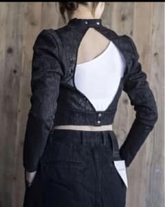 PHOTOCOPIEU BACK OPEN BLOUSE 