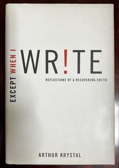 【美品・ハードカバー】Except When I Write:のサムネイル