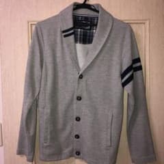 メンズ　カーディガン　グレーのサムネイル
