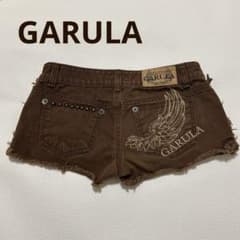希少 GARULA ガルラ ダメージショートパンツ スタッズ 刺繍 平成ギャル