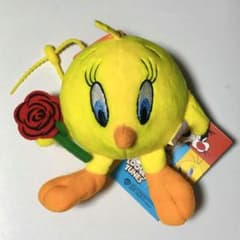 中国限定 Looney Tunes トゥイーティー ぬいぐるみ キーホルダーのサムネイル