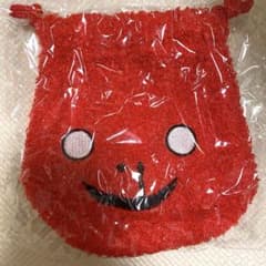 しずくちゃん もこもこ巾着ポーチ　はなぢくんのサムネイル