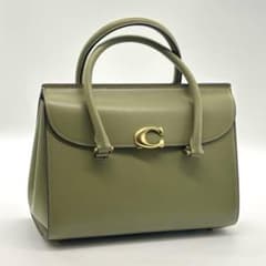 COACH モスグリーン　ビジネスバッグ 定価11万）未使用COACH タビー ショルダーバッグ モスグリーン保存袋