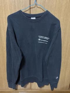 【Champion】黒スウェット Mサイズのサムネイル