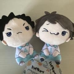 岩泉一　及川徹　ぬいぐるみ ハイキュー もちぴこぬいぐるみ 及川徹＆岩泉一 2種セット - メルカリ