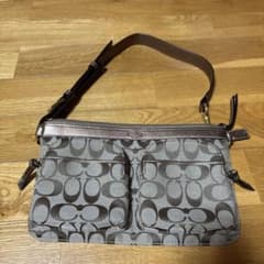 COACH ウエストポーチブラウン キャンバスのサムネイル