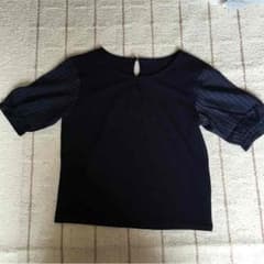 《美品》マジョスティック レゴン 半袖カットソー紺のサムネイル