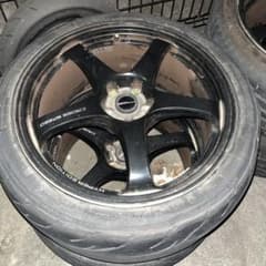 CROSS SPEED PCD100 18 8.5j 4本 - メルカリ