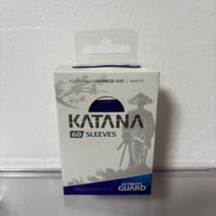 Ultimate Guard KATANAスリーブ 青 60枚入 (ほぼ新品)のサムネイル