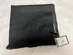 【新品未使用・イタリア製】EMPORIO ARMANI ラメ ストール ブラックのサムネイル