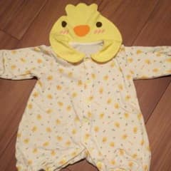 新生児 赤ちゃん ロンパース 可愛い ひよこのサムネイル