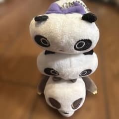 パンダ ぬいぐるみ マスコット 3体セットのサムネイル