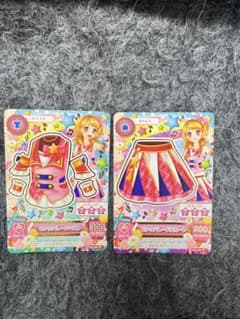 アイカツカード ピンクパレードベスト スカート 大空あかりのサムネイル
