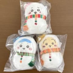 ちいかわ 雪だるまマスコット 3種セット - メルカリ