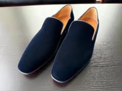 Christian Louboutin スリッポン 41 ネイビーのサムネイル