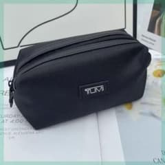 TUMI for DELTA トラベルポーチ ブラック新品未使用郵送込み - メルカリ