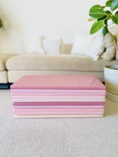 ★IKEAプレイマット★PLUFSIG ピンク★廃盤カラー★２枚セット★のサムネイル