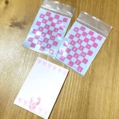 キティちゃんHELLOKITTY ミニメモ帳&チャック袋セット 平成レトロのサムネイル