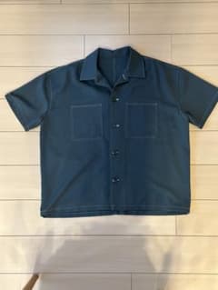 EMMA CLOTHES 半袖シャツ ダークグリーン Lのサムネイル