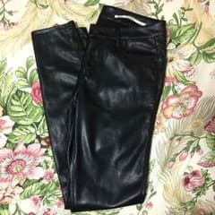 zara woman レザースキニーのサムネイル