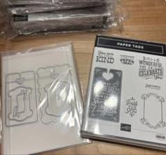 未使用♡大活躍ペーパータグPaper tagsスタンピンアップ - メルカリ