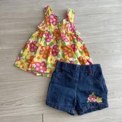 12M  トロピカルフラワー　セットアップのサムネイル