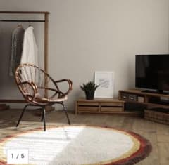 COMFORM グリニットラグ○ ベージュ 160×160cm 円形 ラグ COMFORM グリニットラグ○ ベージュ 160×160cm 円形 ラグ - メルカリ
