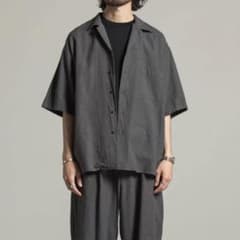 marka OPEN COLLAR SHIRT SILK LINENのサムネイル