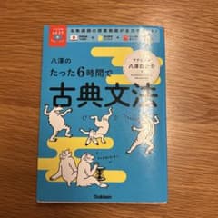 八澤のたった6時間で古典文法のサムネイル