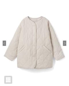 キルティングノーカラージャケットのサムネイル