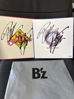 B'z サイン色紙 2枚セット - メルカリ