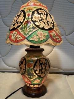 卓上スタンド パキスタン キャメルランプ 伝統工芸品 アンティーク