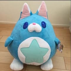 白猫 BIG星たぬき(大工たぬきver)ぬいぐるみのサムネイル