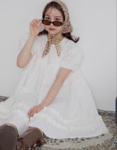 jumelle jacquard mini op ジュメロ ワンピース ホワイトのサムネイル