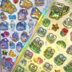 【正規品】うるちゅるpop seal けろっぴ　タキシードサム　2枚セットのサムネイル