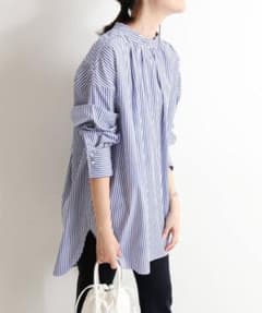 SLOBE IENA タイプライターギャザーチュニックブラウスのサムネイル