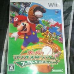 wii スーパーマリオオハスタジアムファミリーベースボールのサムネイル