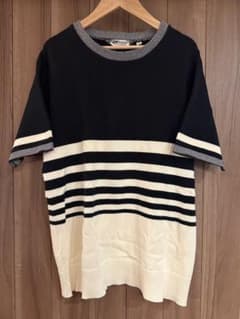 Attractions ボーダー サマーニット XL - メルカリ
