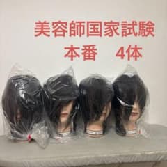 美容師国家試験 本番用 4体セット - メルカリ