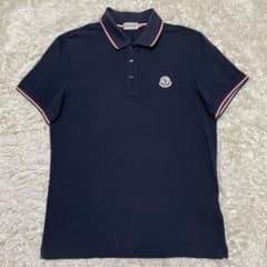 MONCLER リンガー 半袖 ポロシャツ　NAVY Sサイズ MONCLER リンガー 半袖 ポロシャツ NAVY Sサイズ - メルカリ