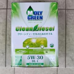 MOLY GREEN Clean Diesel 5W-30 DL-1 4L - メルカリ