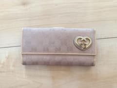M2/031 GUCCI グッチ 二つ折り長財布 ラブリーハート GGキャンバス