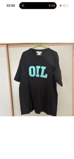 OILWORKS Tシャツ ブラック ミントグリーンのサムネイル