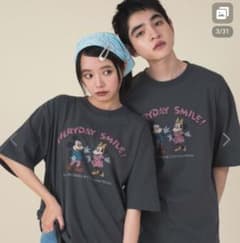 【WEGO】 DisneyグラフィックＴシャツ　男女兼用のサムネイル