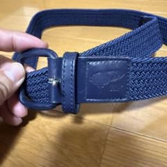 ビームスゴルフ　編み込みベルト