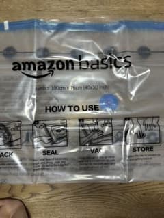 Amazonベーシック 布団、衣類圧縮袋 特大 100x76cm 6枚セットのサムネイル
