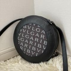 【希少】BVLGARI ブルガリ ロゴマニア サークル ショルダーバッグ ミニ